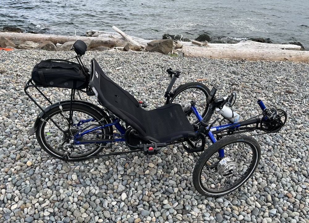 Electric Ice Adventure HD Recumbent Trike With Bafang BBS02