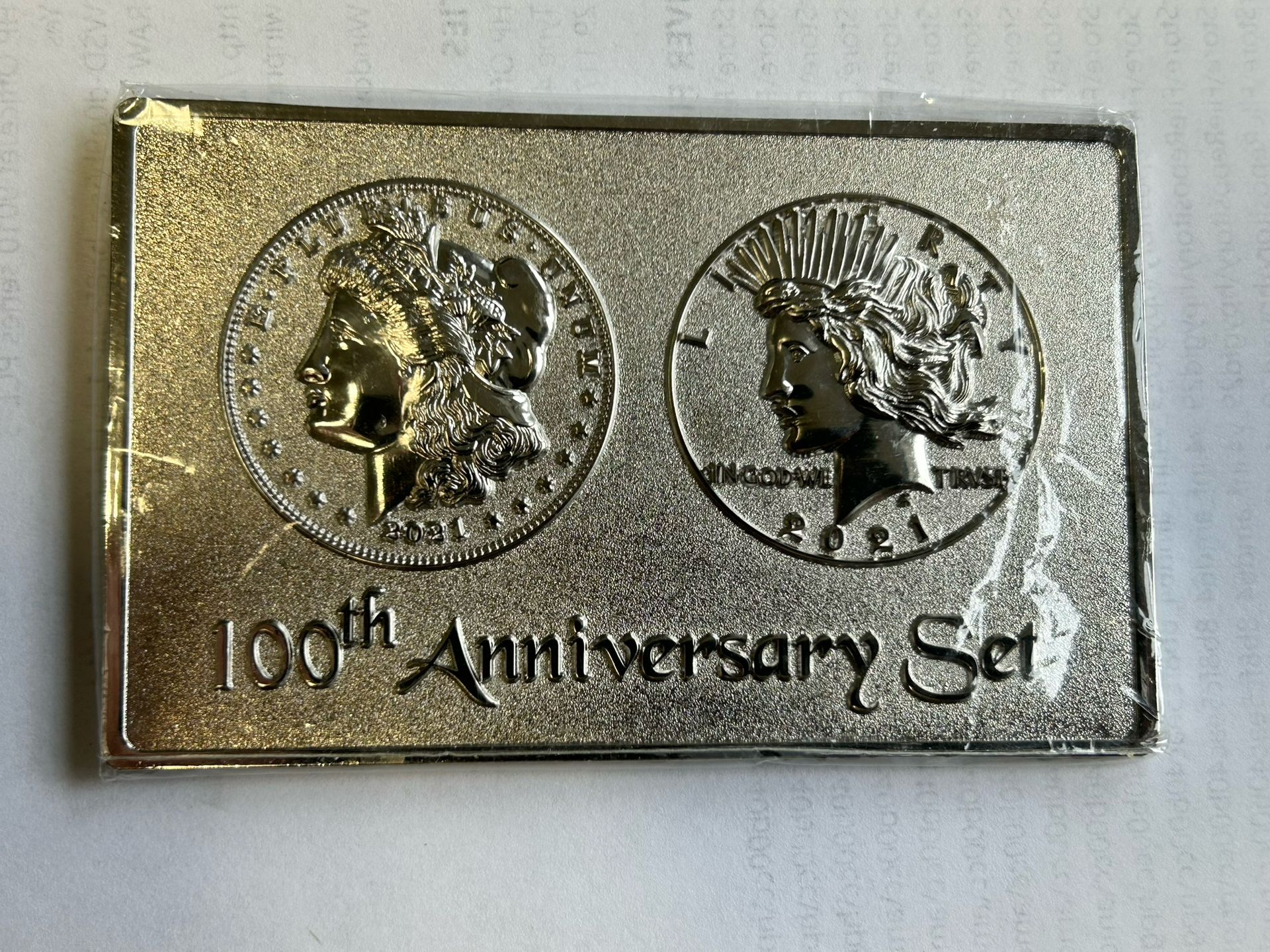 100th Anniversary Silver Morgan/Peace Tribute