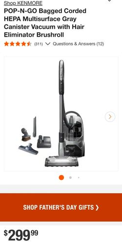 Multisurface Corded Cannister Vacuum