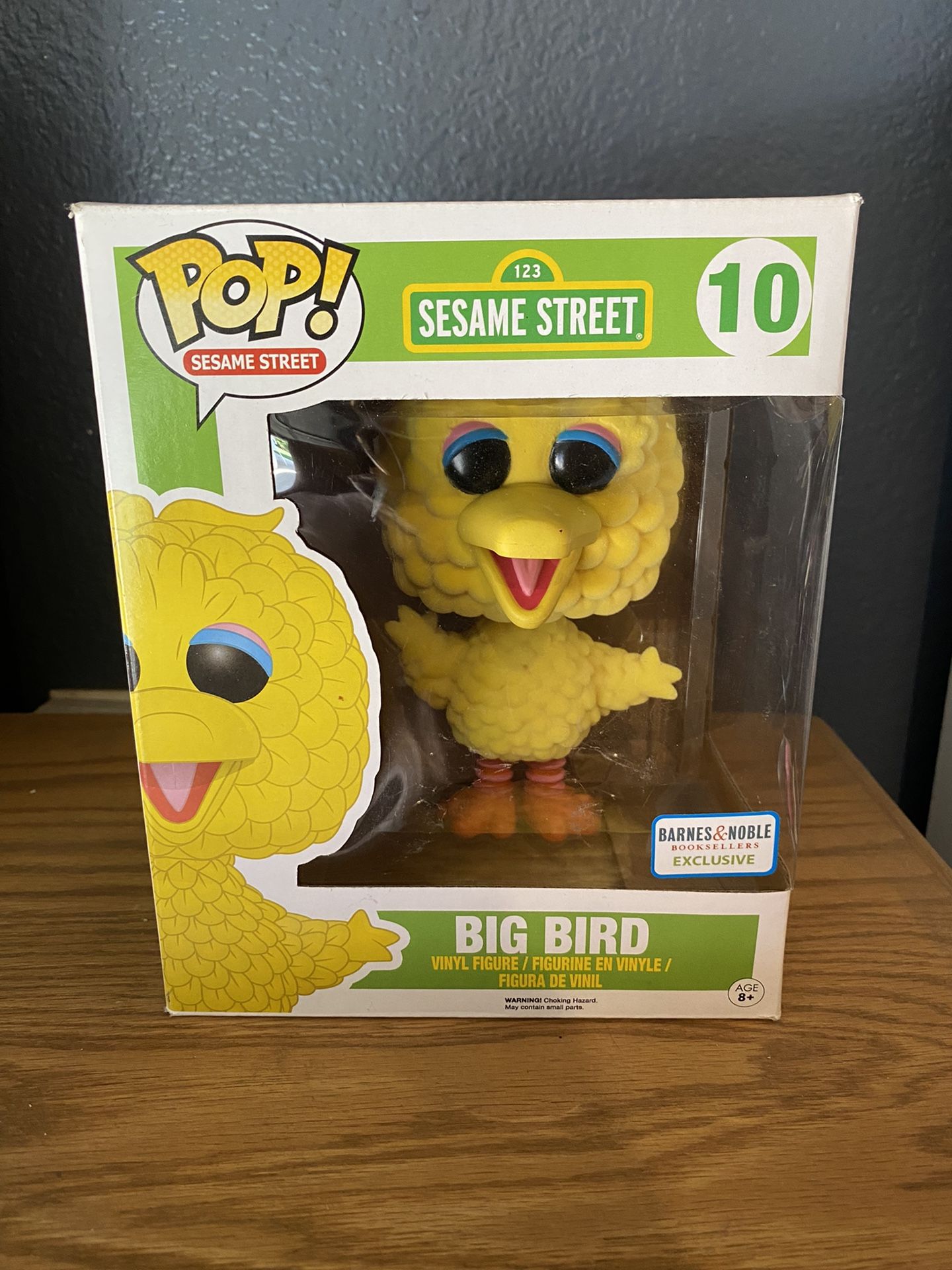 Big Bird Funko Pop #10 Flocked 6 Inch