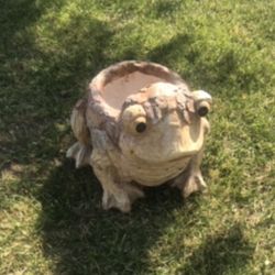 New Flower Pot Frog Made Out Of Resin Perfect Gift For Any 