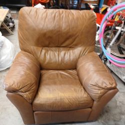 Leather Recliner 