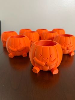 Happy Pumpkin Planter