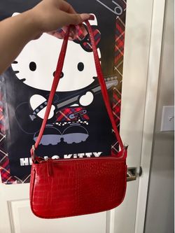 Red Croc Shoulder Bag