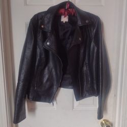 Faux Candies Brand Leather Jacket 