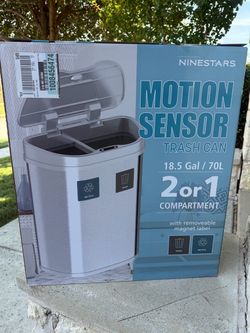 Ninestars Motion Sensor Trash Can 18.5 Gal