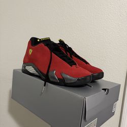 Jordan retro 14 “Ferrari” size 9.5