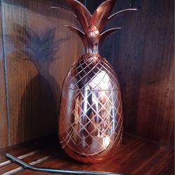 Pineapple Copper Tumbler/ Straw
