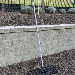 Walensee Lawn Leveling Rake, 7FT 30"x10" Levelawn Tool, Heavy Duty Effort Saving Lawn Level Tool, Steel Handle Lawn Leveler for Yard Garden Golf Cours