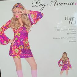 Hippie Girl Costume Size XS 2pc New