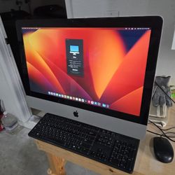 Apple iMac 21.5 12gb Ram 1tb Hdd MacOs Ventura 