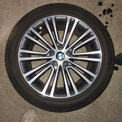 BMW 540i OEM 18in Wheels D Spoke 634 With Tires