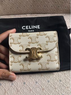 Celine Triomphe bifold wallet