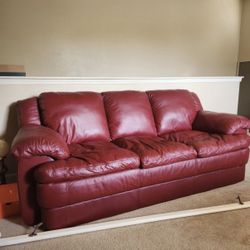 Leather Sofa 