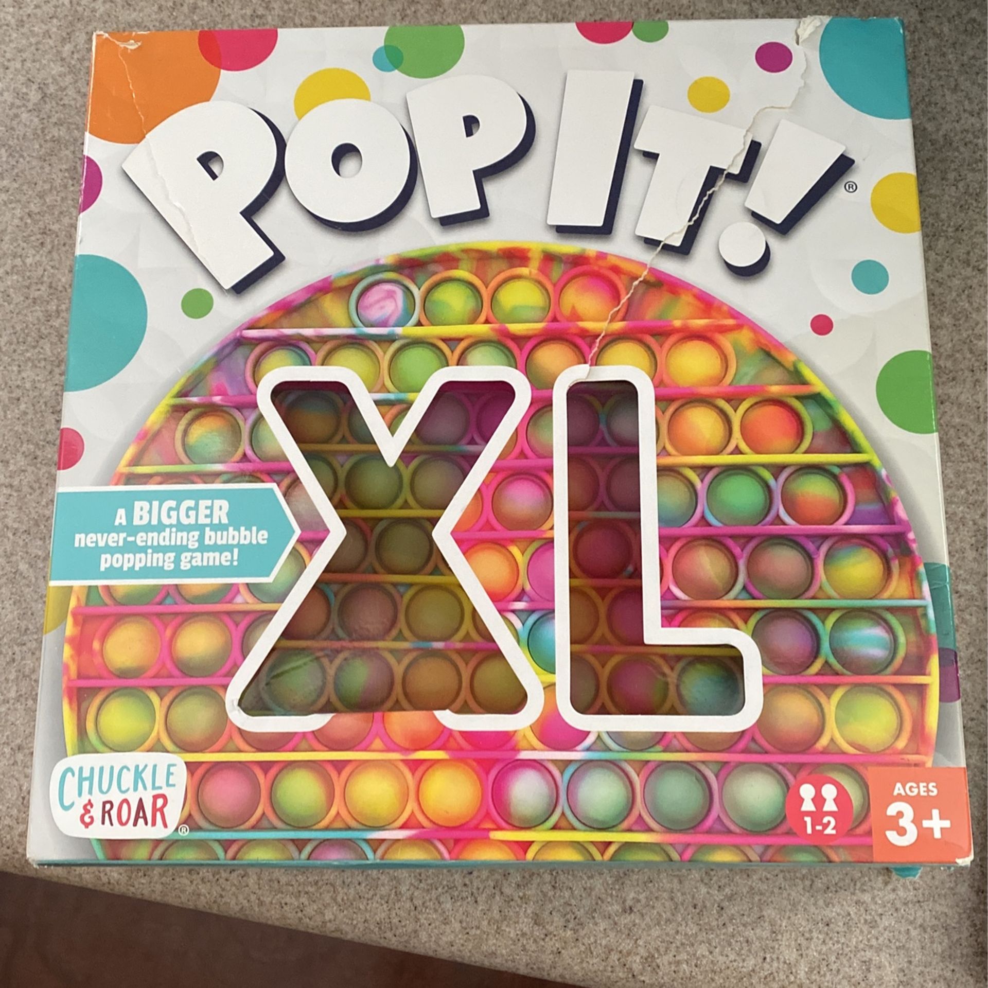 Pop It! XL- The Jumbo Never-Ending Bubble Popping Game