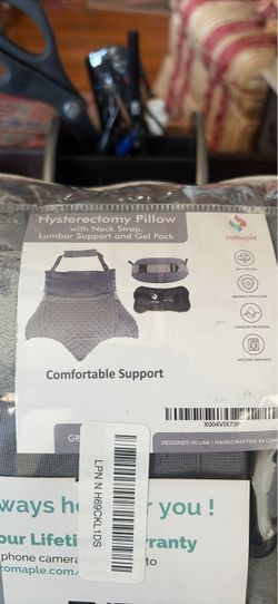 Zomaple Hysterectomy Pillow with Neck Strap and Gel Pack
