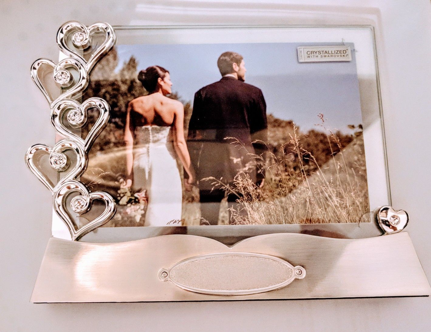 Newlywed Things To Remembered Love Float Frame Crystal