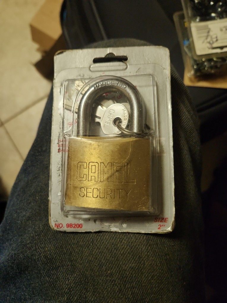 1 Inch Hardened Steel Padlock Quantity (2)