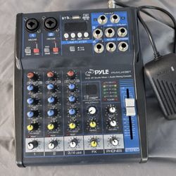 Pyle 4 Channel Bluetooth Audio Mixer (used)