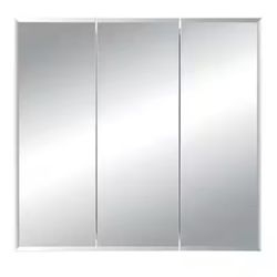 Horizon 30” W x 28.25” H Medium Rectangular White Steel Recessed Medicine Cabinet