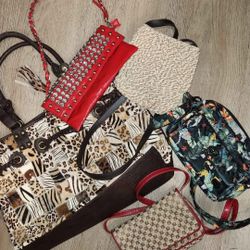 Bundle Of 5 Purses / Crosbody Bags