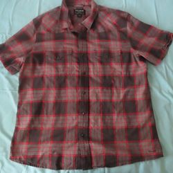 C.C. Filson Co Men's Western Trim Fit Button Front Pearl Snap Shirt 2XL Plaid