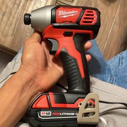 New Milwaukee impact + battery 1.5