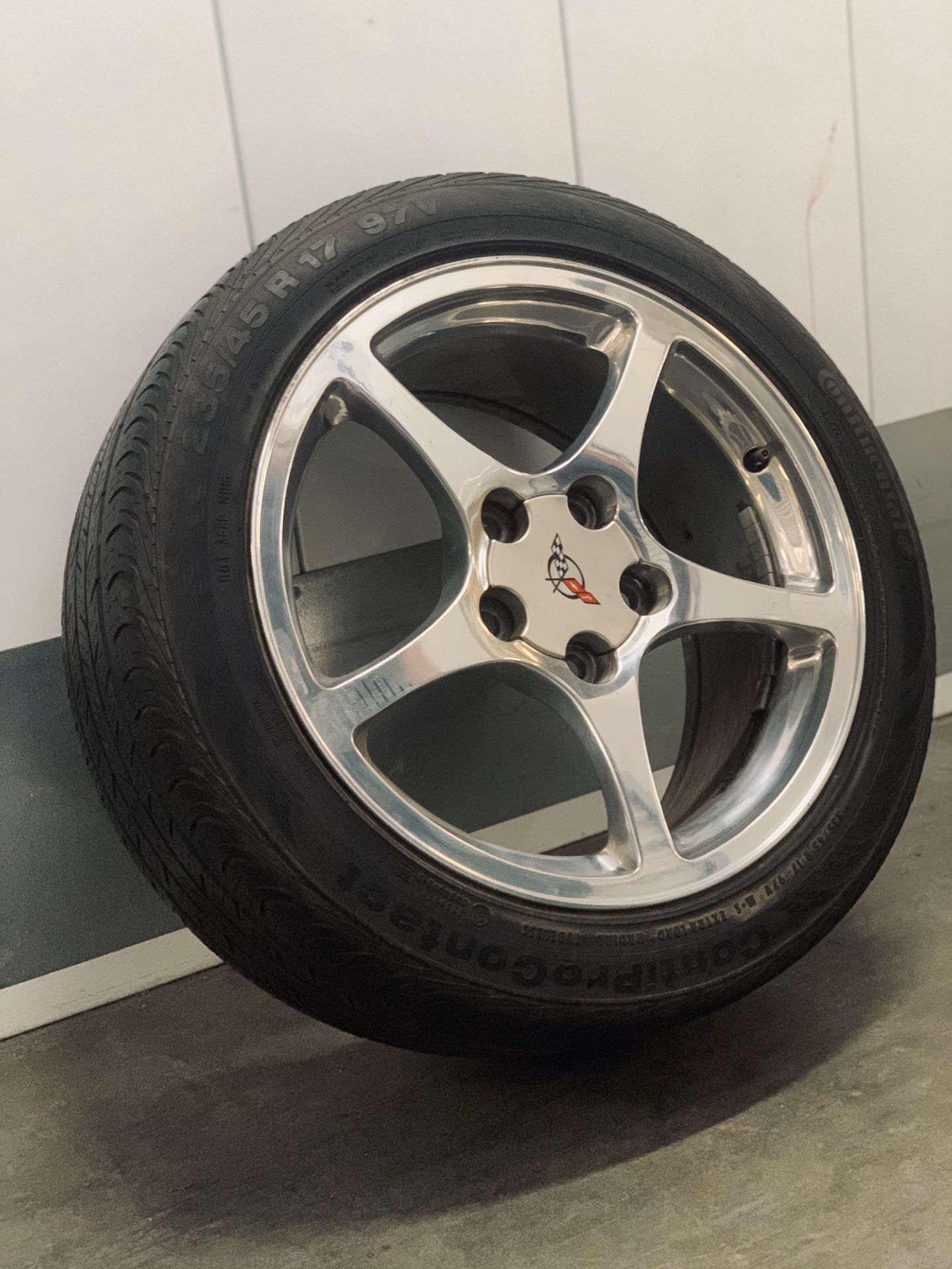 C5 Corvette Chrome Y2K Wheels Rims Tires Factory OEM for Sale in ...