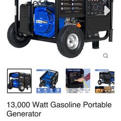 Duromax 13,000 Watt Gasoline Portable Generator