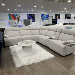 Beautiful Power Sectional + FREE Premium Warranty 🎁 — Ends 2/15