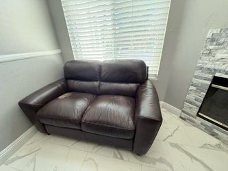 Jerome’s brown sofa