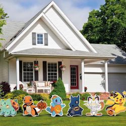 Halloween yard characters