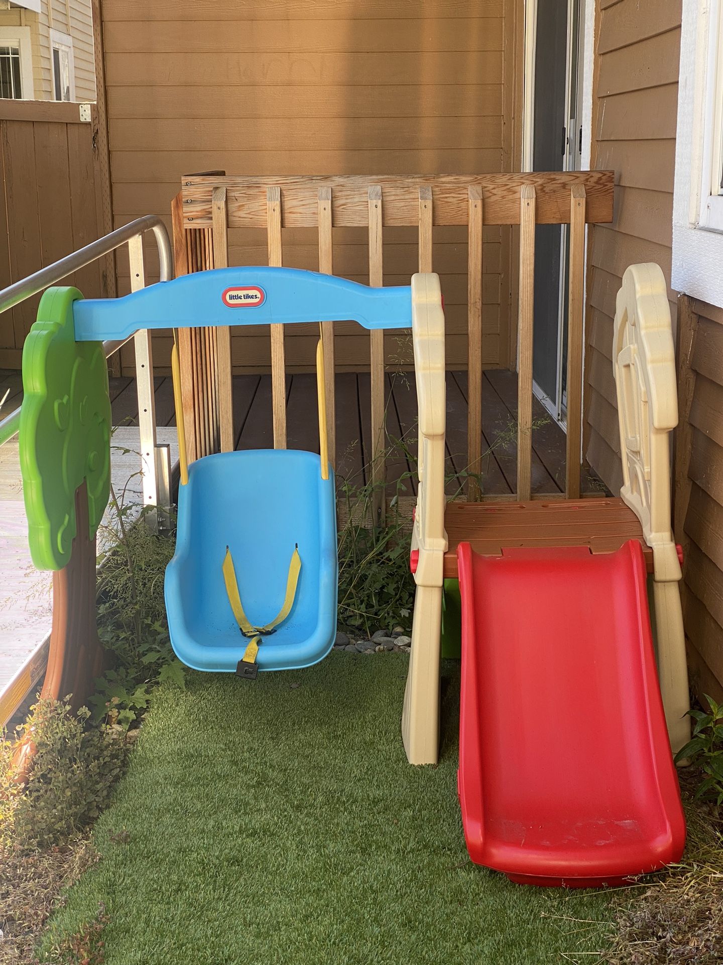 Little Tikes Hide and Seek Climber and Swing