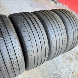 Four Tires 295/35/23 Continental Sport Contact 6 Like New With 90% Left Excellent Set 