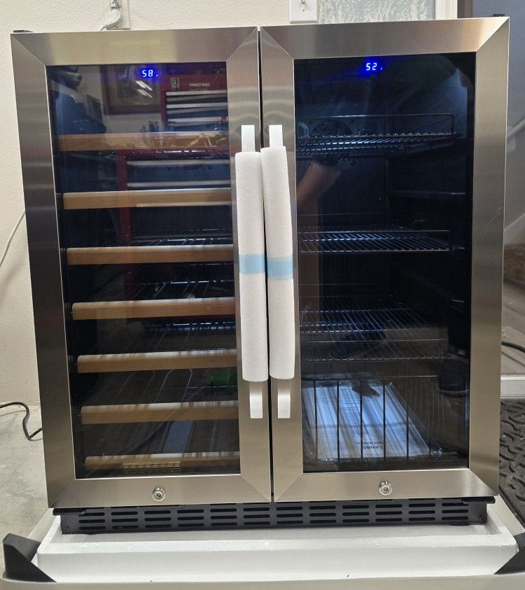 Wine Cooler- New, Dual Zone Cooling.