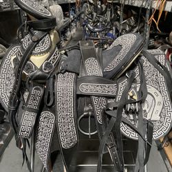 Nueva Montura Charra Super Bordada Con Cantinas Desmontables