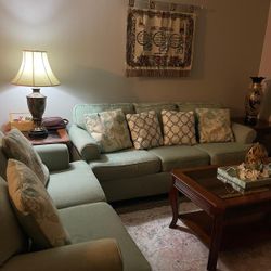 Living Room Couch Set WITH 3 Table Set 