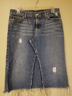 Lucky Brand size 10 denim Jean skirt