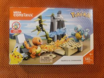 New In Box Mega Construx Pokemon Squirtle Vs Charmander