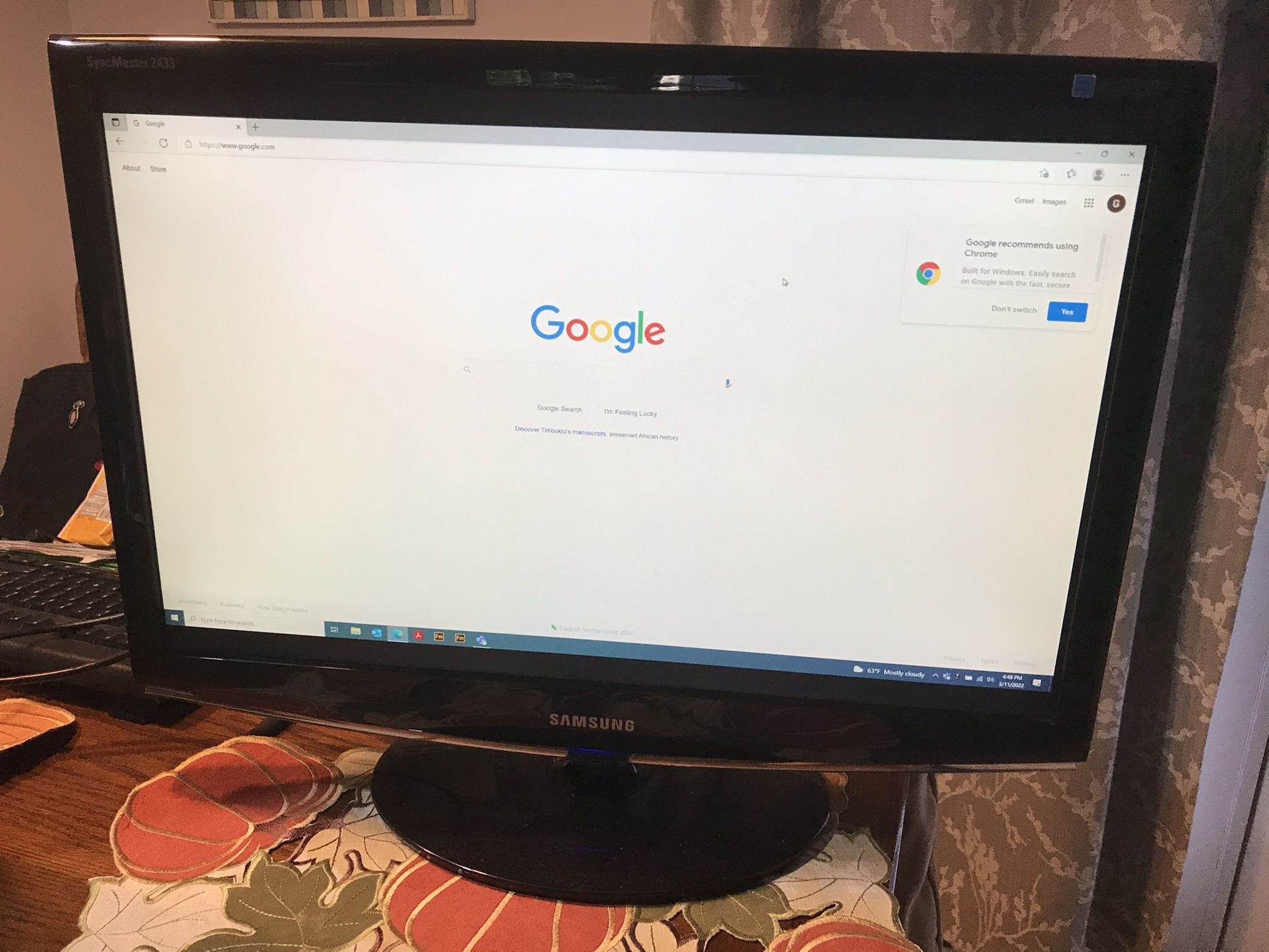 Samsung Computer Monitor