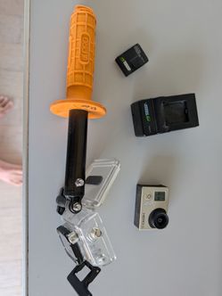 GoPro hero 3 with waterproof enclosure accessories