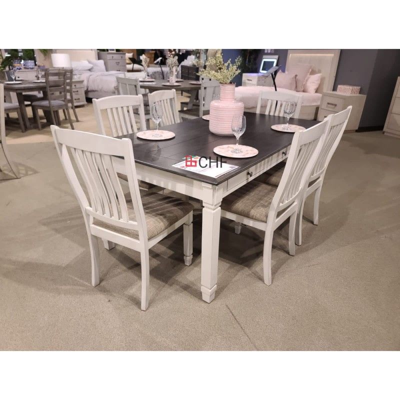 7 Piece Dining Table Set With 6 Chairs