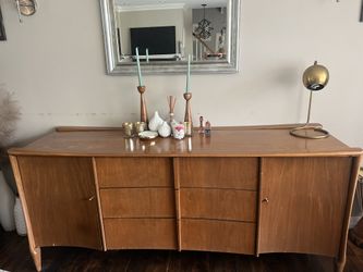 Vintage/Antique Finds Light Brown Wood Sideboard