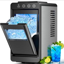 🔥new inbox🔥Portable Ice Machine with Self-Cleaning Function, 8 Cubes in 6 Mins Fast Countertop Ice Making,