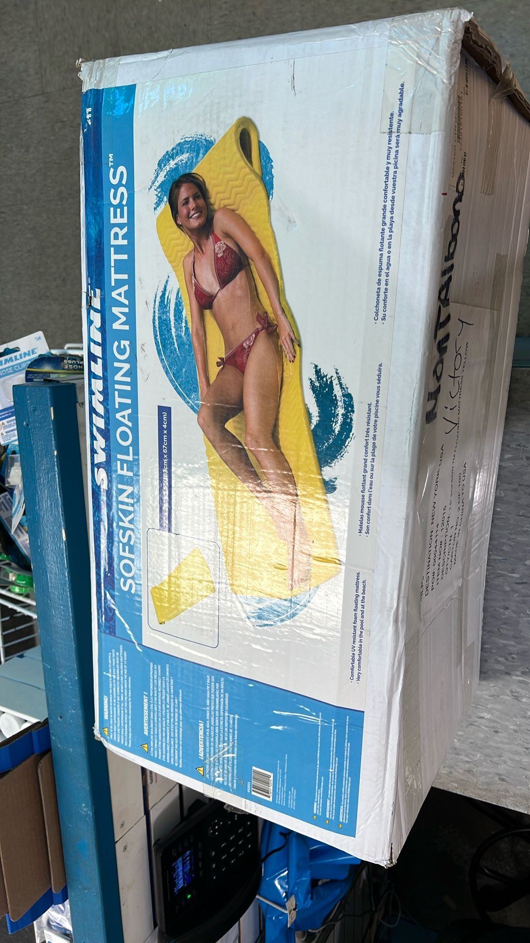 Swim line sofskin Floating Mattress