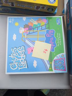 Peppa pig chutes and ladders board game