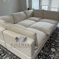 (NEW) 6-Piece Modular Cloud Sectional Couches