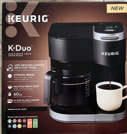 Keurig K-Duo Single Serve K-Cup Pod & Carafe Coffee Maker