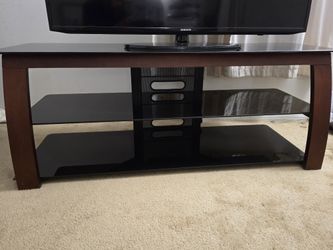 Glass TV Stand