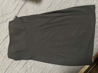 Short strapless black dress